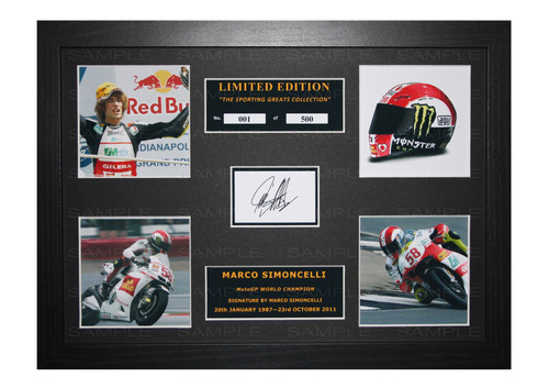 Marco simoncelli signed ltd - marco,