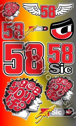 Marco simoncelli super sic - simoncelli, 58