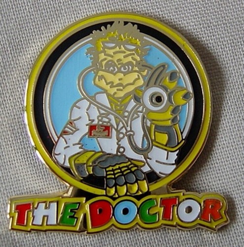 New the doctor enamel - the, badge