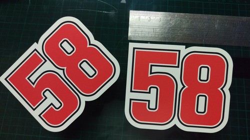 Simoncelli decal sticker x2 - simoncelli, 58