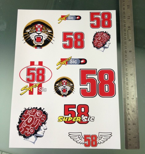 Marco simoncelli stickers - simoncelli,